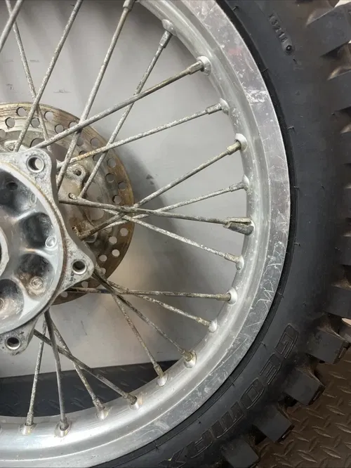 1998 Suzuki RM250 Excel Rear Wheel Assembly Rim Hub Tire Rotor 110/100-18