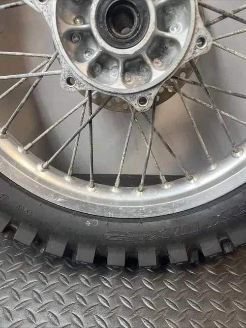 1998 Suzuki RM250 Excel Rear Wheel Assembly Rim Hub Tire Rotor 110/100-18