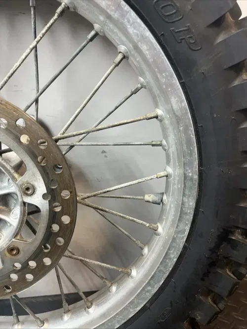 1998 Suzuki RM250 Excel Rear Wheel Assembly Rim Hub Tire Rotor 110/100-18