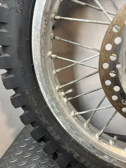 1998 Suzuki RM250 Excel Rear Wheel Assembly Rim Hub Tire Rotor 110/100-18