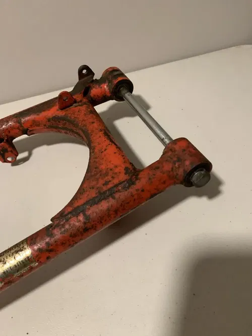 1982 XR80 OEM Swingarm Rear Suspension Arm With Guard xr 80 Swingarm XR 80 Xr80
