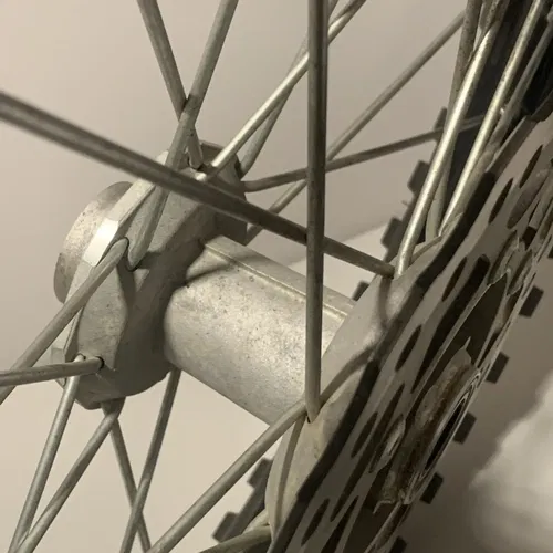 2019 KX100 COMPLETE OEM FRONT WHEEL 19" FRONT WHEEL RIM HUB ROTOR KX 100 kx100