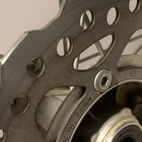 2019 KX100 COMPLETE OEM FRONT WHEEL 19" FRONT WHEEL RIM HUB ROTOR KX 100 kx100