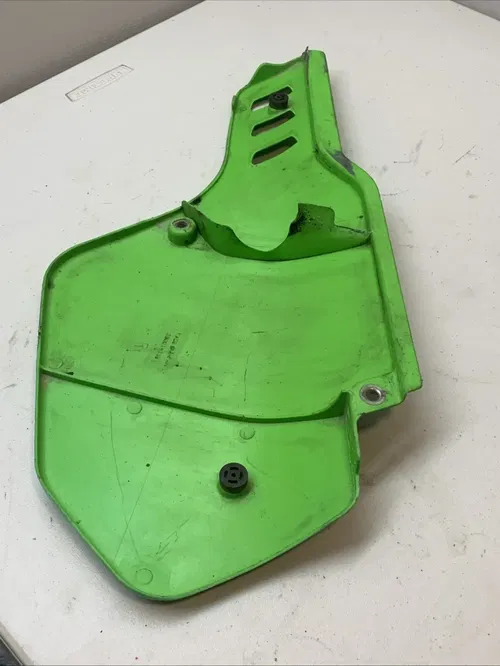 1988 KX125 OEM Right Side Number Plate Plastic Panel 136001-1391 Kawasaki Plate