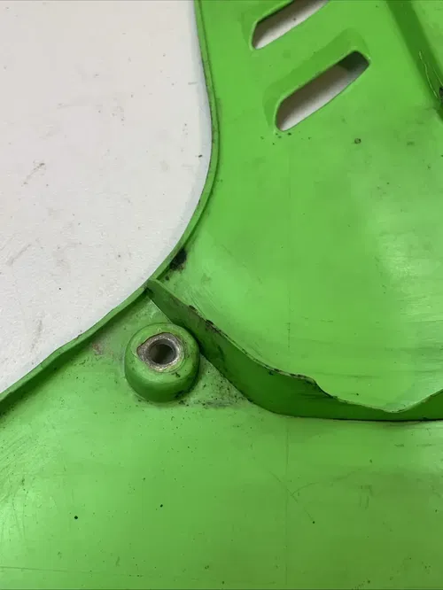 1988 KX125 OEM Right Side Number Plate Plastic Panel 136001-1391 Kawasaki Plate