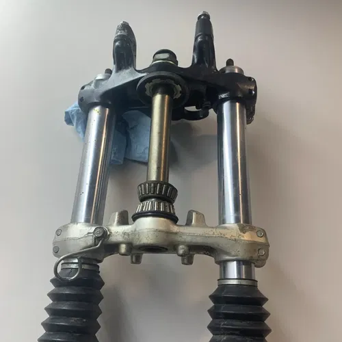 1984 XL250R Complete OEM Forks Triple Trees Front End Xl 250r Forks