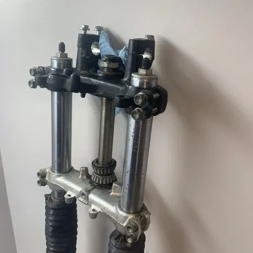 1984 XL250R Complete OEM Forks Triple Trees Front End Xl 250r Forks