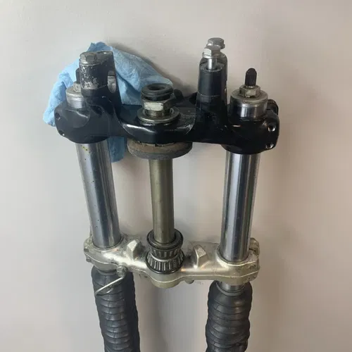 1984 XL250R Complete OEM Forks Triple Trees Front End Xl 250r Forks