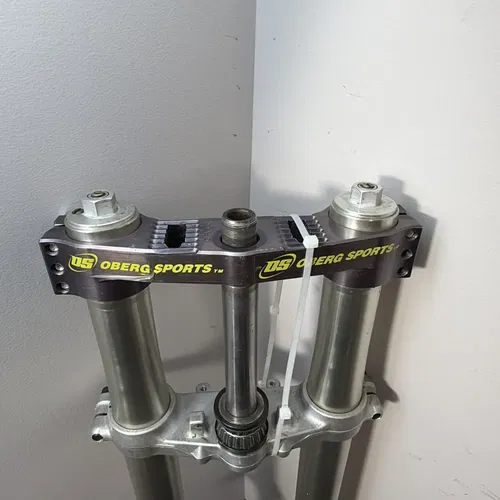 2013 YZ85 OEM Front End Forks Triple Trees Clamps Fork Legs YZ 85 Forks Tubes