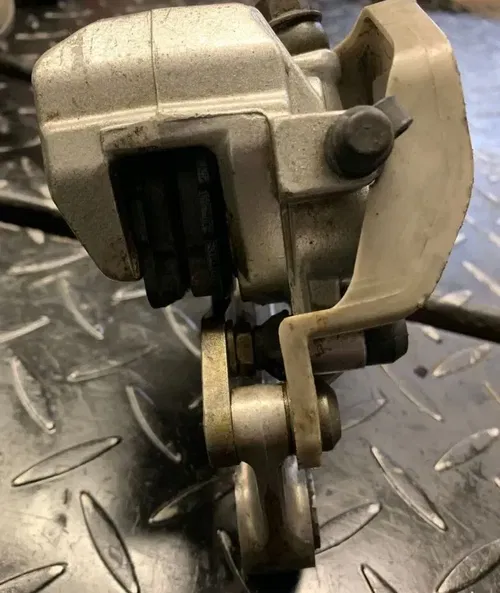 93-01 YZ80 OEM Complete Rear Brake Assembly Caliper Master Cylinder Hose Pedal