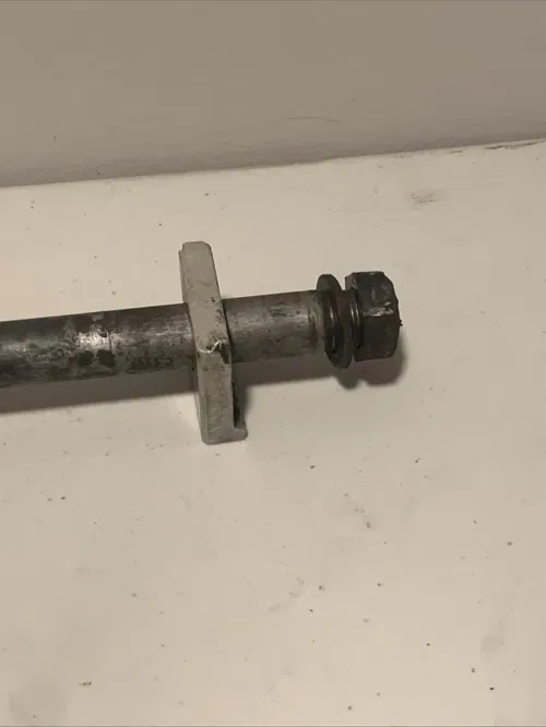 1994 YZ125 OEM Rear Axle Chain Adjuster Blocks YZ 125 Back Wheel Axle