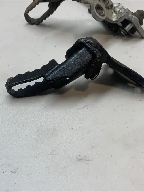 2006 CRF80F OEM Foot Pegs And Kickstand Side Stand Left Right Foot Pegs Crf 80