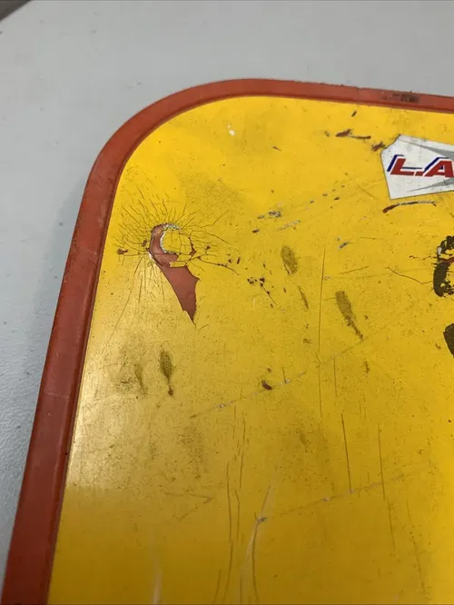 1986 HONDA XR80R XR 80 OEM FRONT NUMBER PLATE PANEL FLASH RED 61136-GN1-000ZA