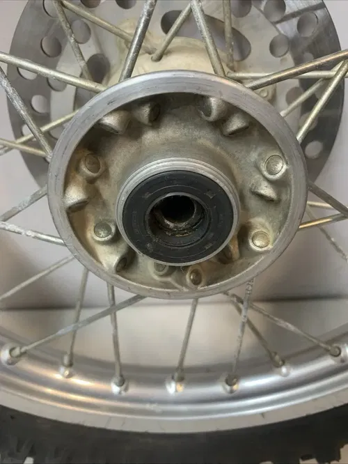 2008 Kawasaki KX65 KX 65 OEM 14" Front Wheel Hub Rim Complete 00-22 Kx65 Rm65