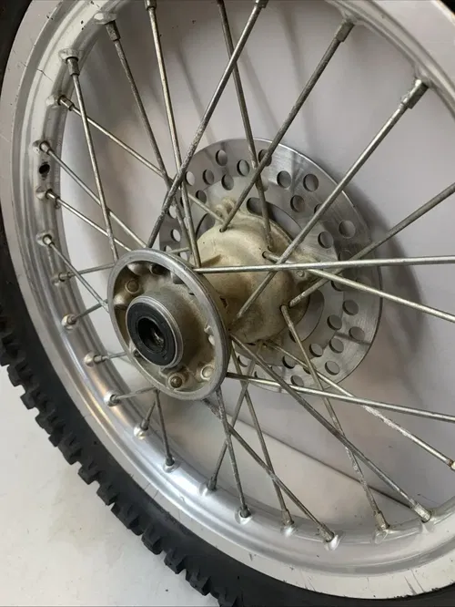 2008 Kawasaki KX65 KX 65 OEM 14" Front Wheel Hub Rim Complete 00-22 Kx65 Rm65