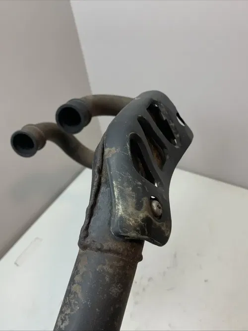 1984 Honda XL250R OEM Original Exhaust Header Pipe Dual Header Pipe With Shield