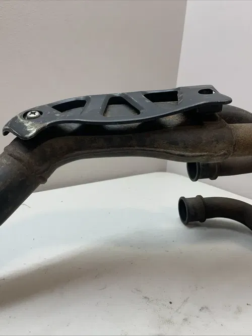1984 Honda XL250R OEM Original Exhaust Header Pipe Dual Header Pipe With Shield