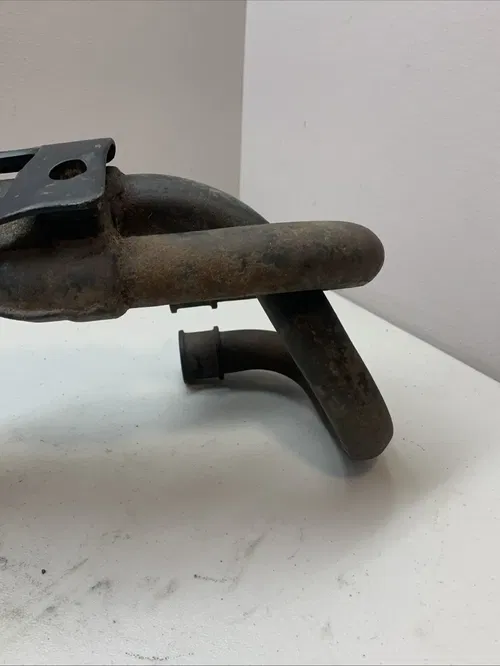 1984 Honda XL250R OEM Original Exhaust Header Pipe Dual Header Pipe With Shield