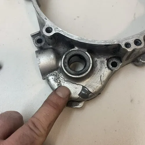 1994 YZ125 OEM Inner Clutch Case Cover Right Side Cover DAMAGED NEEDS REPAIR!!!