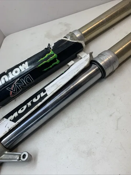 2004 Yamaha YZ450F YZ250F OEM Front Fork Forks Left Right Pair