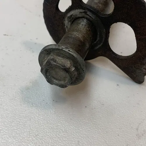 1984-1985 XL250R OEM Rear Wheel Axle Shaft Chain Adjuster Axle Nut Wheel Spacer
