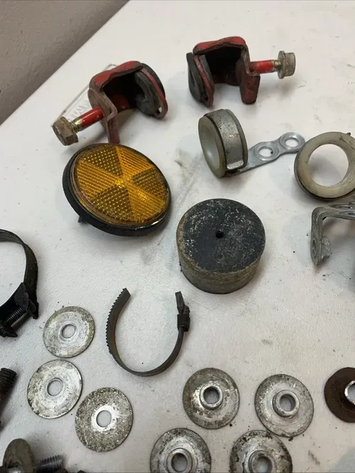 1984 Honda XL250R Xl 250r OEM LOT Bolts Hardware Lever Reflector Rubber Grommets