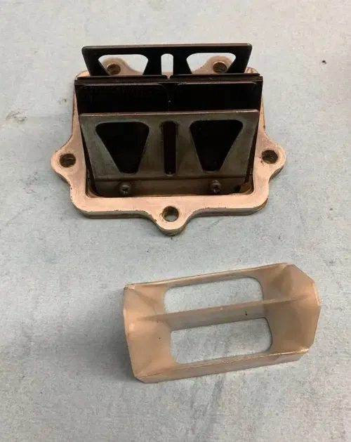 2014 YZ250 OEM Reed Valve Cage Intake Spacer Block 02-24 YZ 250 Yz250 Carb Cage