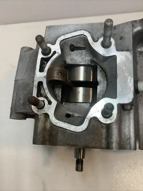 2008 Kawasaki KX65 Engine Bottom End Cases Transmission BAD CRANK/NEEDS REBUILD