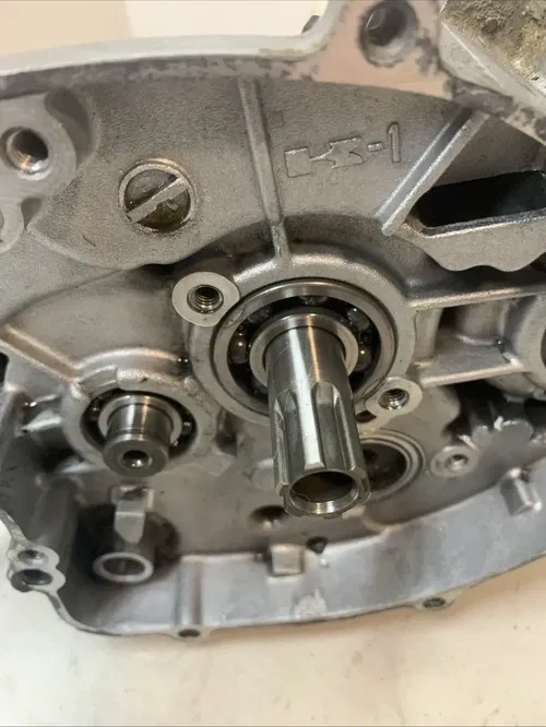 2008 Kawasaki KX65 Engine Bottom End Cases Transmission BAD CRANK/NEEDS REBUILD