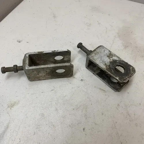 02-18 Yamaha YZ85 YZ 85 / USED OEM Rear Axle Chain Adjusters