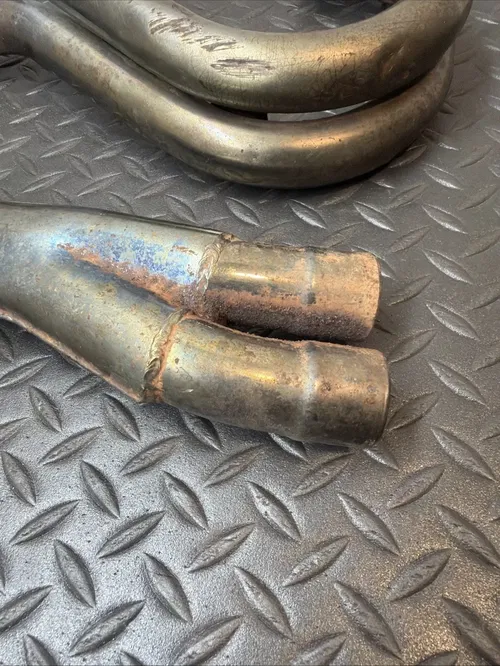 2000 KTM 520 EXC OEM Header Pipe Exhaust Mid Pipe Pipes Manifold Muffler 00-02