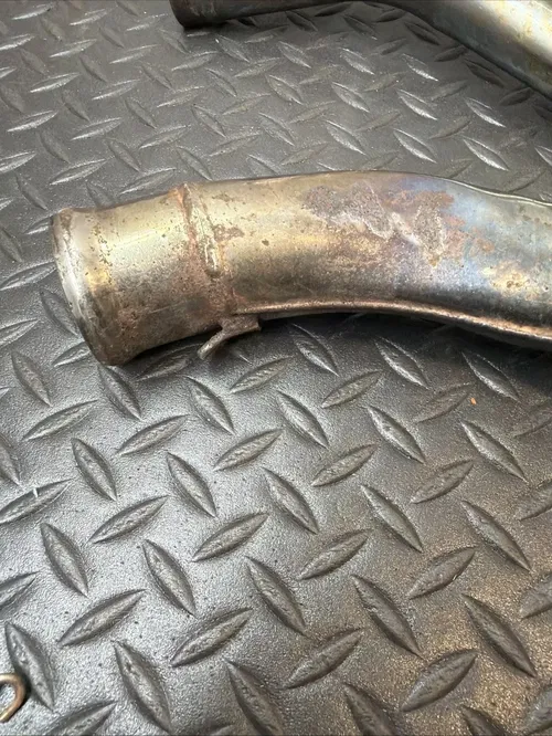 2000 KTM 520 EXC OEM Header Pipe Exhaust Mid Pipe Pipes Manifold Muffler 00-02