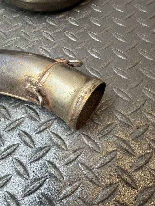 2000 KTM 520 EXC OEM Header Pipe Exhaust Mid Pipe Pipes Manifold Muffler 00-02