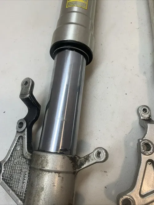 00-03 Suzuki GSXR 750 GSXR750 Left Right Fork Tube Suspension Straight OEM 2001
