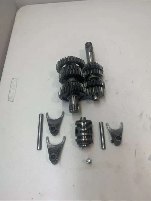 1988 KX250 OEM Transmission Gears Shafts Shift Forks Shift Drum Trans Gears