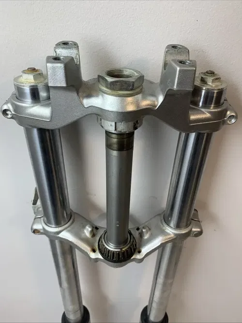 2008 Kawasaki KX65 Front End Forks Suspension Triple Tree Clamps Fork Legs Kx 65