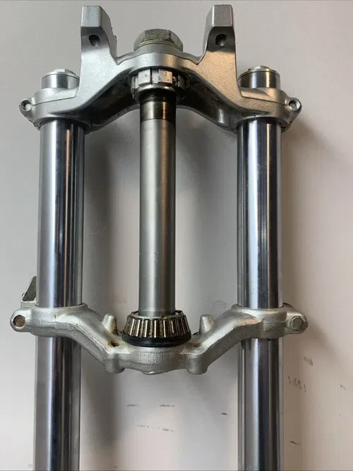 2008 Kawasaki KX65 Front End Forks Suspension Triple Tree Clamps Fork Legs Kx 65