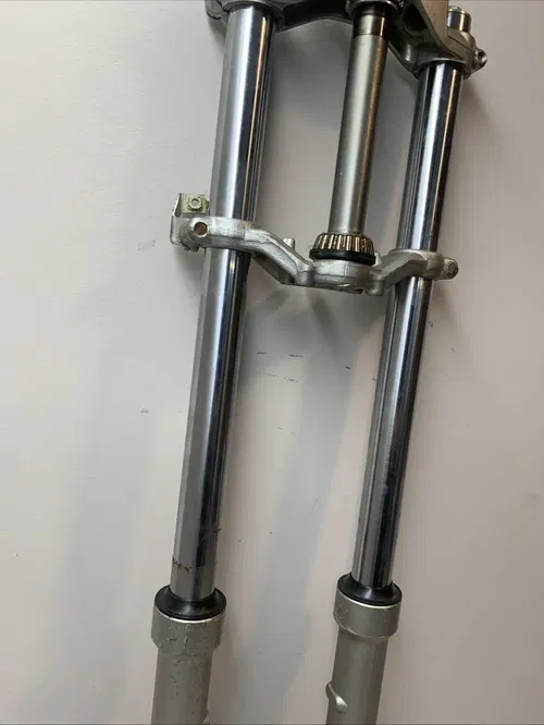 2008 Kawasaki KX65 Front End Forks Suspension Triple Tree Clamps Fork Legs Kx 65