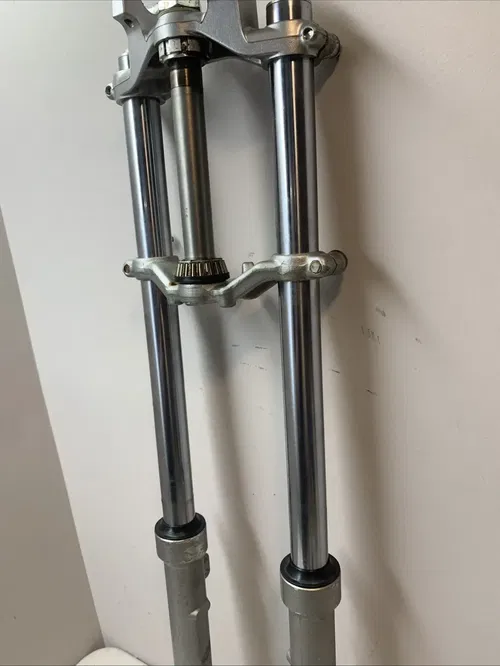 2008 Kawasaki KX65 Front End Forks Suspension Triple Tree Clamps Fork Legs Kx 65