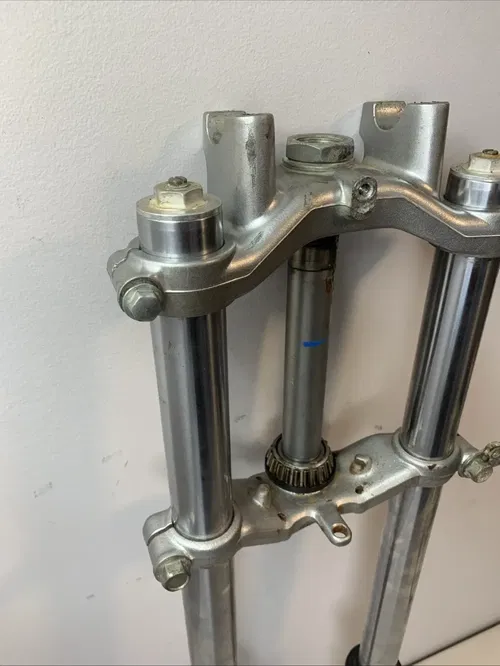 2008 Kawasaki KX65 Front End Forks Suspension Triple Tree Clamps Fork Legs Kx 65