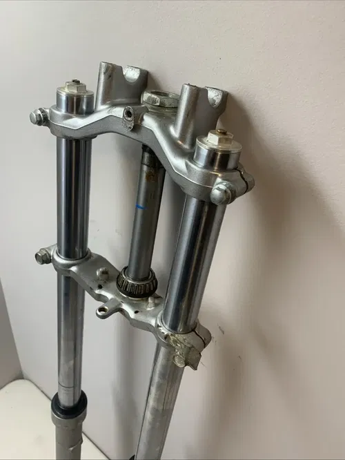 2008 Kawasaki KX65 Front End Forks Suspension Triple Tree Clamps Fork Legs Kx 65