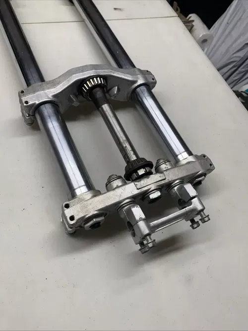 1988 KAWASAKI KX250 RIGHT LEFT FRONT SUSPENSION FORKS SHOCKS TRIPLE TREE KX 250
