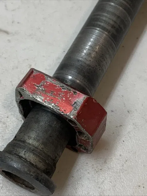 2004 Crf450r Crf250r Oem Rear Axle Bolt Shaft With Aftermarket Blocks 04-09 Crf