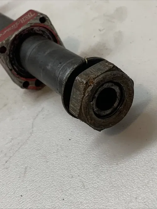 2004 Crf450r Crf250r Oem Rear Axle Bolt Shaft With Aftermarket Blocks 04-09 Crf