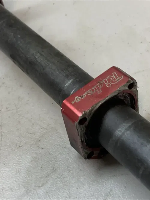 2004 Crf450r Crf250r Oem Rear Axle Bolt Shaft With Aftermarket Blocks 04-09 Crf