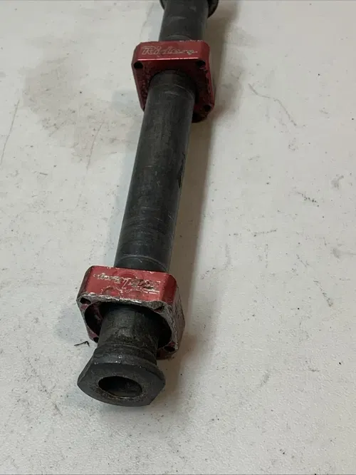 2004 Crf450r Crf250r Oem Rear Axle Bolt Shaft With Aftermarket Blocks 04-09 Crf