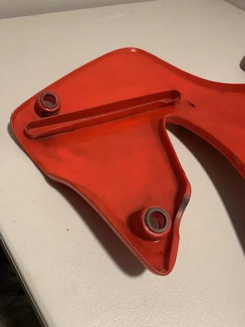 2000 2001 CR250 Lucas Oil Graphics Plastics 00-01 cr 250 Side Shrouds Plastics