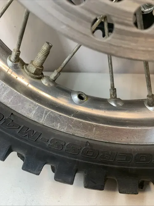 2008 Kawasaki KX65 Rm65 OEM Complete Rear Wheel Rim Hub Sprocket Rotor 00-22 Kx