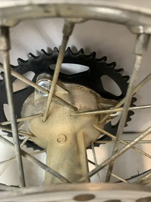 2008 Kawasaki KX65 Rm65 OEM Complete Rear Wheel Rim Hub Sprocket Rotor 00-22 Kx