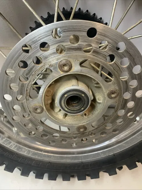 2008 Kawasaki KX65 Rm65 OEM Complete Rear Wheel Rim Hub Sprocket Rotor 00-22 Kx